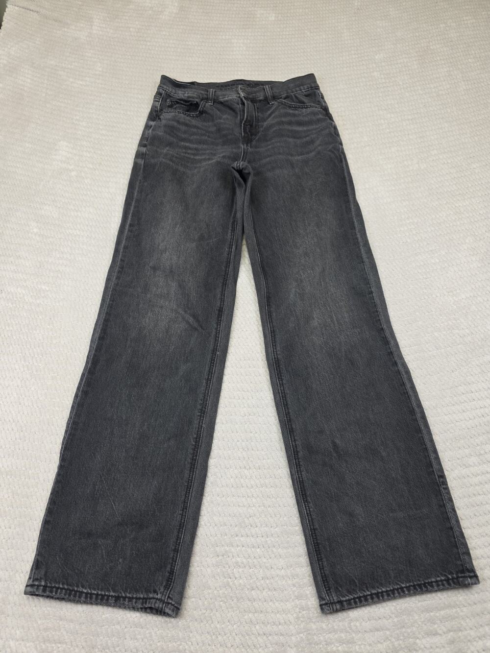 American Eagle Jeans Womens 0 Regular Stovepipe Black Strigid